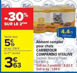 Carrefour Market Carrefour Vitalive Companio offre