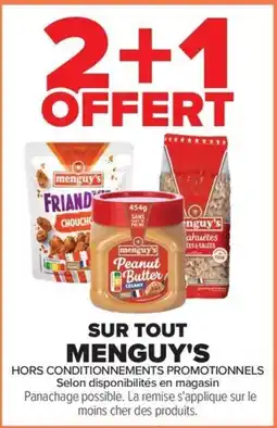 Carrefour Market menguy's Peanut Butter offre