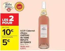 Carrefour Market Reflets de France Cabernet d'Anjou offre