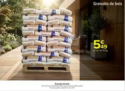 Carrefour Market Granulés de bois offre