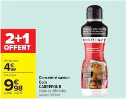 Carrefour Market CARREFOUR Concentré saveur Cola offre