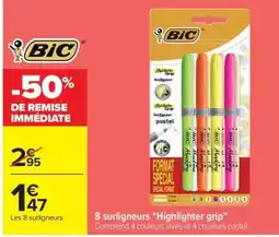 Carrefour Market BIC Surligneurs offre