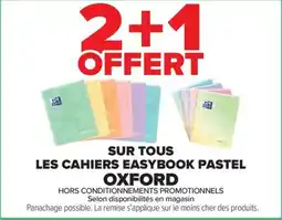 Carrefour Market Oxford les cahiers easybook pastel offre
