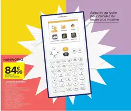 Carrefour Market NUMWORKS Calculatrice graphique offre