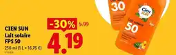 Lidl CIEN SUN Lait solaire FPS 50 offre