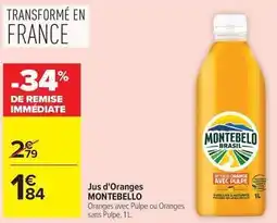 Carrefour Market Orange - jus d'oranges offre