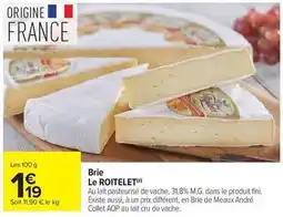 Carrefour Market Fini - brie offre