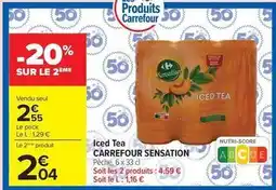 Carrefour Market Carrefour - iced tea sensation offre