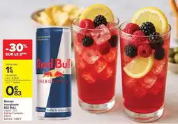 Carrefour Market Red bull - boisson énergétique réserve offre