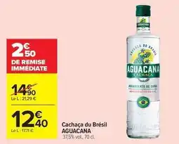 Carrefour Market Aguacana - cachaça du brésil offre