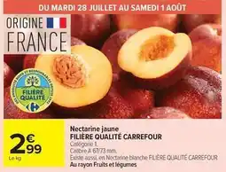 Carrefour Market Carrefour - nectarine jaune offre