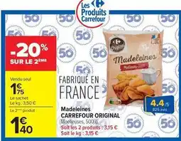 Carrefour Drive Carrefour - madeleines original offre