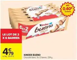 Carrefour Drive Kinder - bueno offre