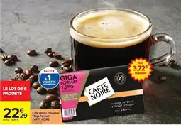 Carrefour Drive Carte noire - café moulu classique offre