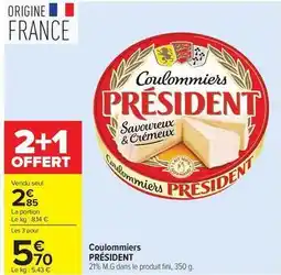 Carrefour Drive Président - coulommiers offre