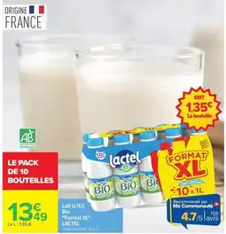 Carrefour Drive Lactel - lait u.h.t. bio offre