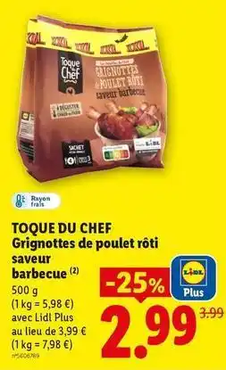 Lidl Chef - toque du offre