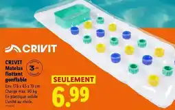 Lidl Crivit - matelas flotanta gorifiable offre