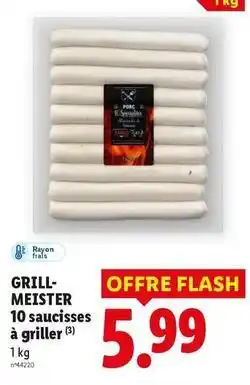 Lidl Flash - 10 saucisses a griller offre