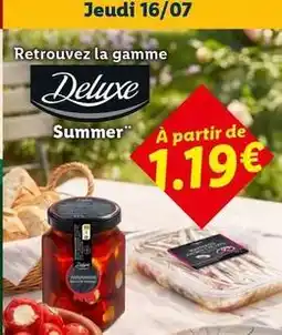 Lidl Deluxe - summer offre