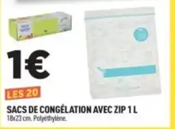 Centrakor SACS DE CONGÉLATION AVEC ZIP offre