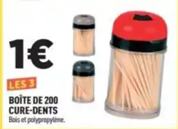 Centrakor LES 3 BOÎTE DE 200 CURE-DENTS offre