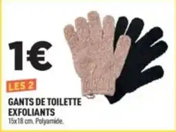 Centrakor GANTS DE TOILETTE EXFOLIANTS offre