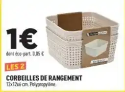 Centrakor CORBEILLES DE RANGEMENT offre