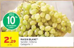 Intermarché Contact RAISIN BLANC offre