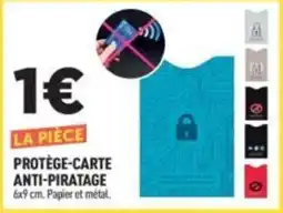 Centrakor PROTÈGE-CARTE ANTI-PIRATAGE offre