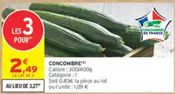 Intermarché Contact CONCOMBRE DE FRANCE offre
