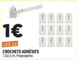 Centrakor CROCHETS ADHÉSIFS offre