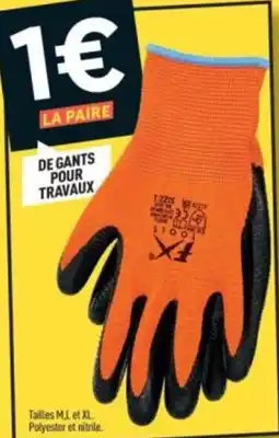 Centrakor DE GANTS POUR TRAVAUX offre