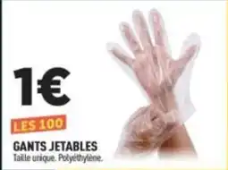 Centrakor GANTS JETABLES offre