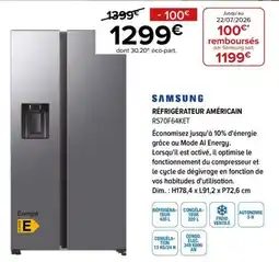 Gitem SAMSUNG RÉFRIGÉRATEUR AMÉRICAIN offre
