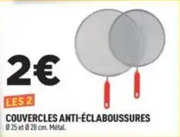 Centrakor COUVERCLES ANTI-ÉCLABOUSSURES offre