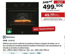 Gitem Electrolux FOUR LOF6P16Z offre