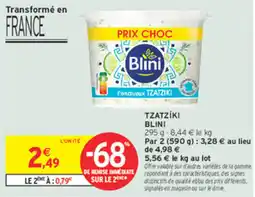 Intermarché Contact Blini TZATZIKI offre