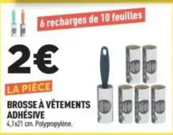Centrakor BROSSE À VÊTEMENTS ADHÉSIVE offre
