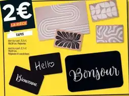 Centrakor Tapis offre