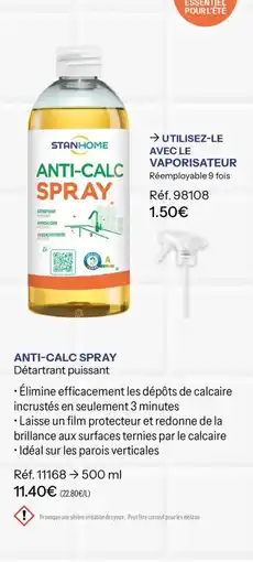 Stanhome STANHOME ANTI-CALC SPRAY offre