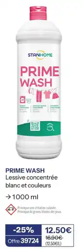 Stanhome STANHOME PRIME WASH offre