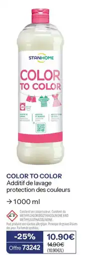 Stanhome STANHOME COLOR TO COLOR offre