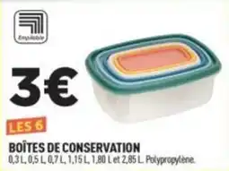 Centrakor Empilable Boîtes de conservation offre