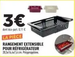 Centrakor Rangement extensible pour réfrigérateur offre