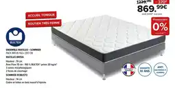 Gitem BULTEX ENSEMBLE MATelas + SOMMIER offre