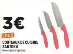 Centrakor SANTOKU Couteaux de cuisine offre