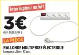 Centrakor RALLONGE MULTIPRISÉ ÉLECTRIQUE offre