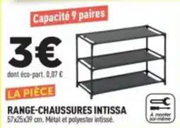 Centrakor INTISSA RANGE-CHAUSSEURES offre