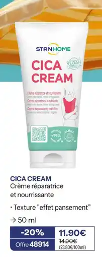 Stanhome STANHOME CICA CREAM offre